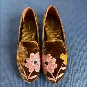 Birdies embroidered loafers